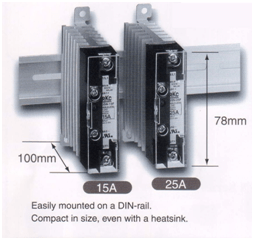 Slimline Din-Rail Mount Ssr