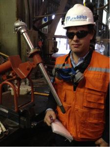 AngloAmerican in Chile install a Pyrosheath LT-1 Sensor