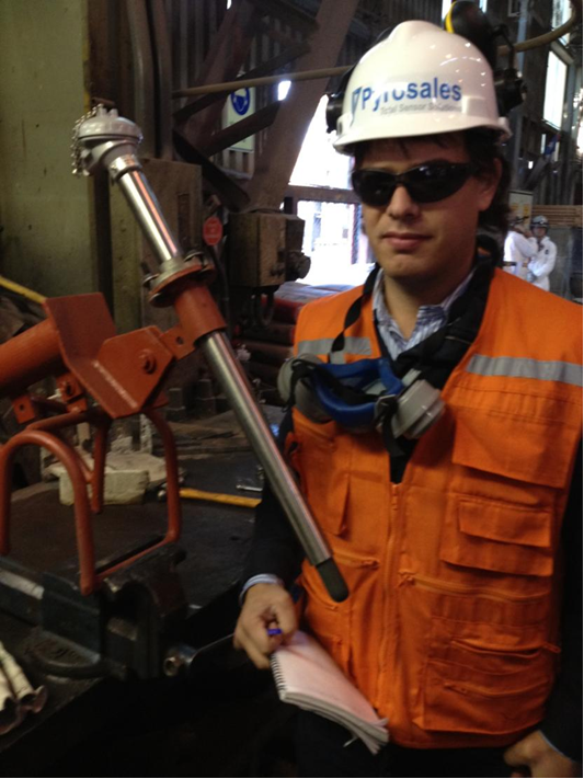 AngloAmerican in Chile install a Pyrosheath LT-1 Sensor