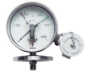 Indicating low range pressure switch
