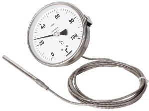 Liquid Filled Dial Thermometer Temperature Gauge