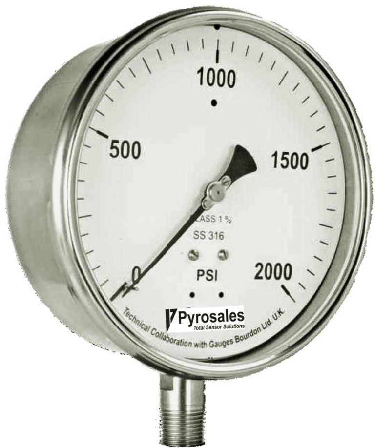 Safety Pattern Solid Front Pressure Gauges