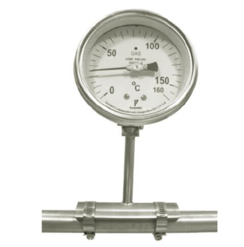 Skin type gas filled dial thermometer