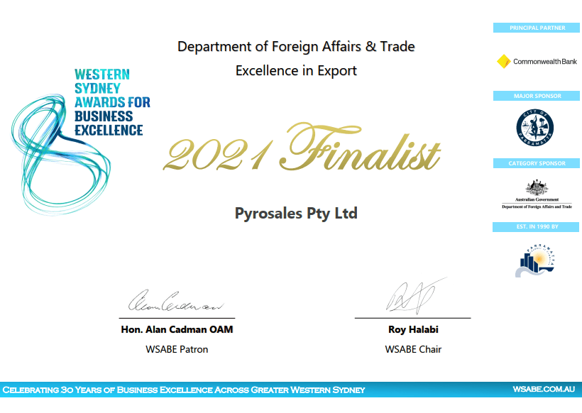 Department of Foreign Affairs & Trade Excellence in Export