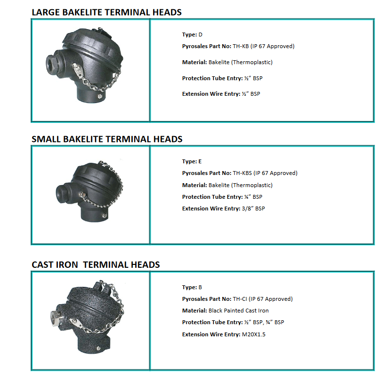 Large Bakelite Terminal Heads